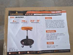 lot 4207 image: LandHonor Rolling Mechanic Tool Stool with Storage
