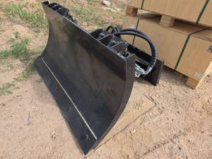lot 4245 image: 4-Way Hydraulic Dozer Blade Attachment