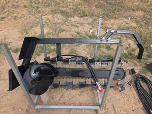 lot 4246 image: Mini Skid Steer Trencher Attachment