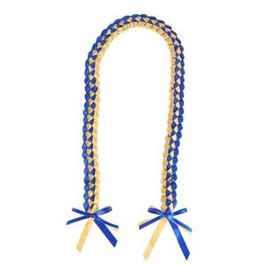 lot 2312 image: Caiyao Handmade Ribbon Rope Class of 2025 School College High School Graduation Double Braided Necklace Leis Congratulation Party Gifts Bow Closure Jewelry for Women Men-4