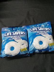 lot 2328 image: PEP O MINT Life Savers Mints 6.25OZ 2 pack