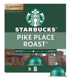 lot 2389 image: Starbucks Pike Place Roast Nespresso Vertuo Pods 8 Pods