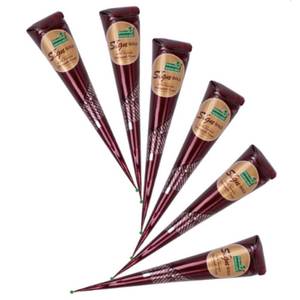 lot 2399 image: 100% Natural Henna Hair Color Paste Ready to Use Hair Dye Cones for Grey Coverage, No Ammonia or PPD, Dark BrownReddish Brown Tone, Pack of 3 (30g Each) Sign Gold henna para el pelo