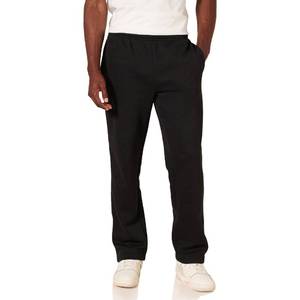 lot 2419 image: Amazon Essentials Mens Relaxed Straight Leg Fleece Open Bottom Sweatpant Black, XX-Large Big