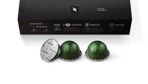 lot 2430 image: Nespresso Capsules Vertuo, Stormio, Dark Roast Coffee, 10-Count Coffee Pods, Brews 7.8oz.