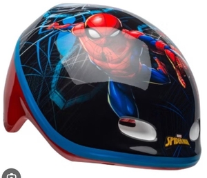 lot 2434 image: Spider-Man Classic Toddler Bike Helmet