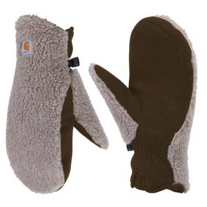 lot 2437 image: Carhartt womens Sherpa Mitten Cold Weather Gloves, Desert Sand, Medium US - Retail $40