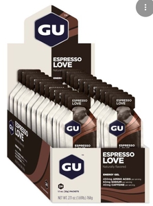 lot 2540 image: GU Original Sports Nutrition Energy Gel, Espresso Love, 24-Count NO VISIBLE EXP DATE