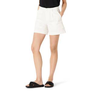 lot 2547 image: Amazon Essentials Womens High-Rise Relaxed-Fit A-line Elastic Back Shorts, White, 16 - Retail $17