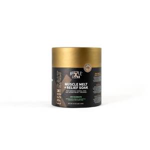 lot 2564 image: Hustle Clean 16oz Eucalyptus Epsom Bath Salt Soaks Soothing, Dermatologist Tested