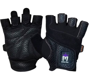 lot 2596 image: Meister Womens Fit Weight Lifting Gloves - Black M