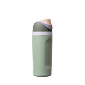 lot 2701 image: Owala 16oz Kids FreeSip Stainless Steel Water Bottle - Misty Meadow - Retail $25