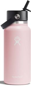 lot 2746 image: Hydro Flask 32oz Wide Mouth Flex Straw Bottle - Trillium BPA-Free, Vacuum-Insulated - Retail $45