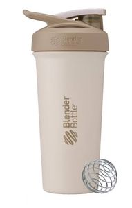lot 2755 image: BlenderBottle 25oz Strada Sleek Stainless Steel Tumbler - Cream - Retail $28