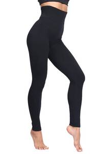 lot 2790 image: LUOYANXI Fleece Lined Leggings Women - Warm Soft Tummy Control Thermal Thick High Waisted Pants for Cold Winter Black L - Retail $20