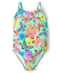 lot 2799 image: The Childrens Place,Girls,One Piece Swimsuit,Neon Sage,Small - Retail $20