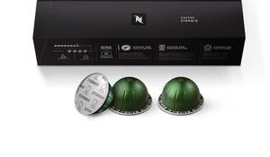 lot 2814 image: Nespresso Capsules Vertuo, Stormio, Dark Roast Coffee, 10-Count Coffee Pods, Brews 7.8oz. - Retail $42