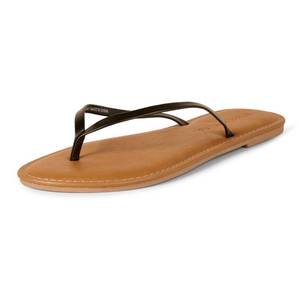 lot 2816 image: Amazon Essentials Womens Thong Sandal, Black, 7.5 - Retail $15