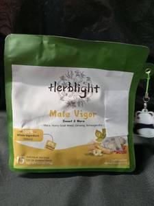 lot 2829 image: Herblight Male Vigor Herbal Tea Blend Sweet & Warm 15 bags - Retail $12