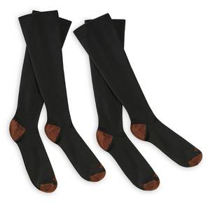 lot 2833 image: Tommie Copper Sport Compression Knee High Socks 2pk - LXL Leg Support, Microfiber - Retail $30