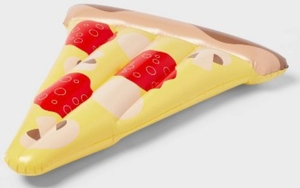 lot 2878 image: Pizza Slice Inflatable Pool Float - Retail $15