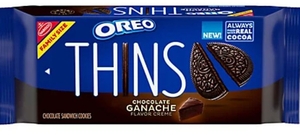 lot 2903 image: Oreo Thins Chocolate Ganache Cookies Family Size Pack 12.3 Oz&nbsp
