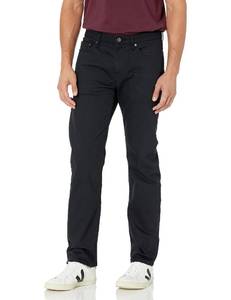 lot 2931 image: Amazon Essentials Mens Straight-Fit Stretch Jean - Discontinued Colors, Black, 34W x 28L - Retail $27