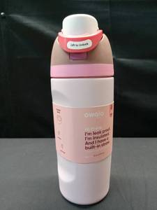 lot 2995 image: Owala 16oz Kids FreeSip Stainless Steel Water Bottle - Cake Pop - Retail $25