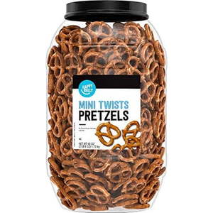 lot 3004 image: Happy Belly Mini Twist Pretzels  40oz (NO VISIBLE EXP DATE)&nbsp&nbsp