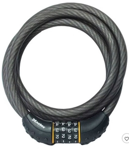 lot 3022 image: Master Lock Cable Combination Lock with 4-Digit Code&nbsp&nbsp