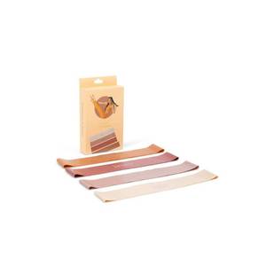 lot 3111 image: Blogilates Loop Bands - 4pk Latex Resistance for Legs & Arms - Retail $17