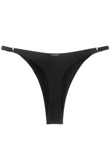 lot 3188 image: RELLECIGA Womens Black Adjustable High Cut Thong Bikini Bottom Size X-Large - Retail $15