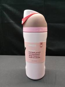 lot 3257 image: Owala 16oz Kids FreeSip Stainless Steel Water Bottle - Cake Pop - Retail $25