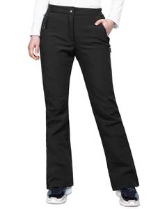 lot 3259 image: Outdoor Ventures Ski Pants Women Waterproof Insulated Snow Soft Shell Fleece Lined Snowboard Windproof with Boot Gaiters Size 8 - Retail $50
