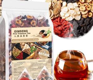 lot 3270 image: Teeo Deeo Kidney Tea Premium Herbal Blend, Natural Herbal Ginseng Tea for Kidney 7 Precious Ingredients Formula (30 Bags1 Pack)