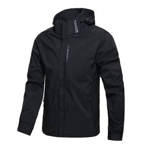 lot 3311 image: Hikevitang Mens Lightweight Waterproof Rain Jacket,Shell Hooded Outdoor Raincoat Hiking Windbreake jacket large - Retail $37