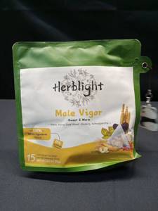 lot 3332 image: Herblight Male Vigor Sweet and Warm 15 Tea Bags