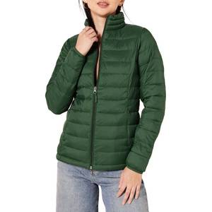 lot 3416 image: Amazon Essentials Womens Lightweight Long-Sleeve Water-Resistant Packable Puffer, Dark Green, X-Large - Retail $40