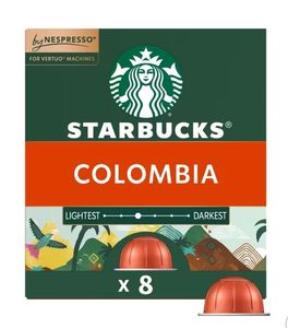 Starbucks by Nespresso Vertuo Line Pods Medium Roast Coffee Single-Origin Colombia - 8ct