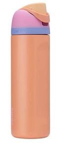 lot 3455 image: Owala FreeSip Stainless Steel Water Bottle 24oz - Retail $35