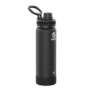 lot 3488 image: Takeya 24oz Actives Insulated Stainless Steel Water Bottle with Spout Lid - Black