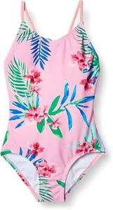 lot 3496 image: Kanu Surf girls Daisy Beach Sport 1-piece One Piece Swimsuit, Leonie Floral Pink, 10Y US - Retail $25