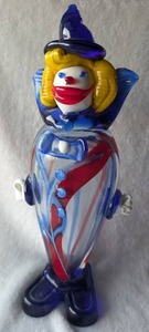 Murano Glass Clown Figurine