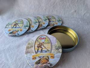 lot 1008 image: Coors Rocky Mountain Legend Coaster Set 1993