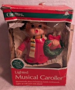 lot 5003 image: Carolites Lighted Musical Caroller 1983