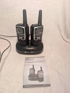 lot 5033 image: Midland T50 Series Two-Way Radio Set with Charging Dock