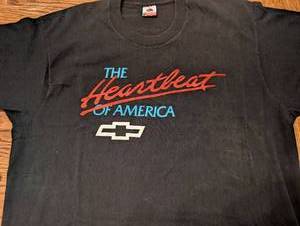 lot 5041 image: Chevrolet Heartbeat of America T-Shirt XL