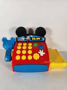 lot 93 image: Mickey Mouse Toy Cash Register