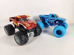lot 174 image: Two Big Monster Trucks - Blue Thunder & El Toro Loco