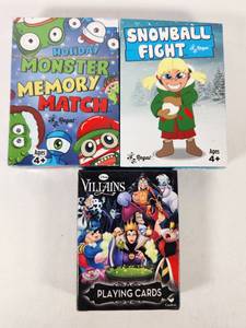 lot 219 image: Holiday Games & Disney Cards Bundle